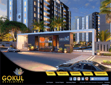 Tablet Screenshot of gokuldevelopers.com